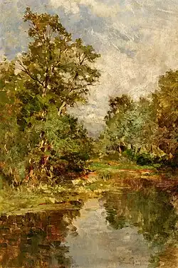 Bosco con stagno