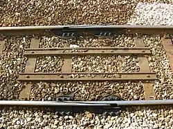An expansion joint on the Cornish Main Line, England