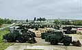 Army Prepositioned Stock-2 engineer equipment at Cincu in support of Resolute Castle 24