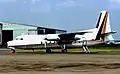 F-27 F-BIUK of Uni-Air at Coventry in 1984