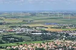 Wind turbines in Lower Normandy