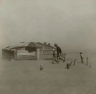 The Dust Bowl sent thousands of farmers into poverty during the 1930s.