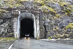 Entrance to the Hvannasundstunnilin