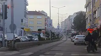 Fatih Street, the main road of Havsa
