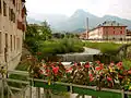 View of the Dolomites from via Tezze