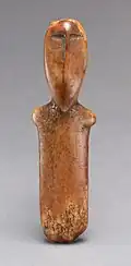 Figure: 150 BC-100 AD; ivory (walrus); height: 9.4 cm (3 3/4 in.); Metropolitan Museum of Art