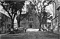 First Parish Church at the base of Burial Hill on the town square, is a continuation of the original Pilgrim church