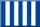 Five blue four white striped flag