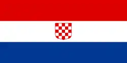 Flag used in 1990, before adoption of the current national flag