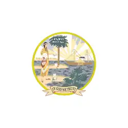 Second flag of Florida, August 6, 1868 – 1900