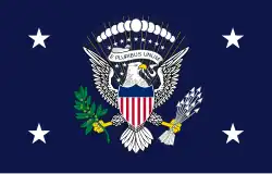 Flag of the president of the United States, from 1944 to 1945