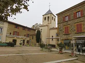 Square and Saint Bartholomew church in 2017.
