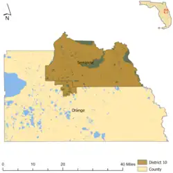 Map of the district