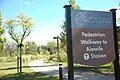 The campus is in walking distance to the Alewife MBTA Station.