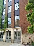 Ford Hall's rear entrance