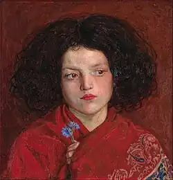 The Irish Girl by Ford Maxon Brown, 1860