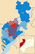 2011 results map