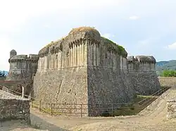 Ravelin of the fortress of Sarzanello