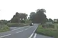 Junction from the A833 (main road) up to Foxhole