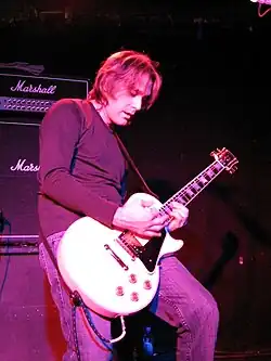 Aresti performing with Fates Warning in Camden, 2019.
