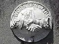 Close up – Embellishment, Grave of Fred Evans
