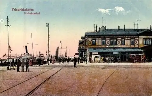 Port station in about 1900 (from the east)