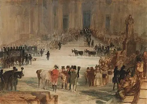 The Funeral of Sir Thomas Lawrence by J.M.W. Turner