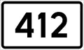 County Road 412 shield