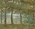 Gaetano Meo, Arundel Castle, West Sussex, Looking from the Back of the Railway Station (year), Towner Eastbourne Gallery, East Sussex