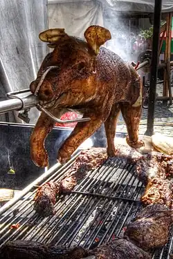 Roast piglet