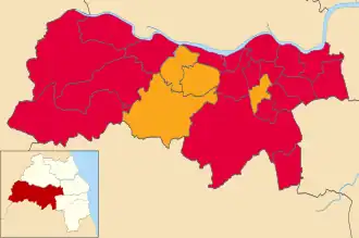 2018 results map