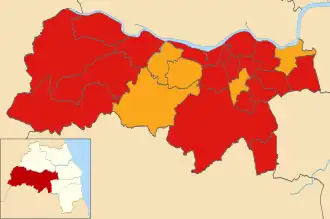2022 results map