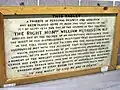 Tablet erected at Parkside station, the site of the accident, in 1833; now in the National Railway Museum, York