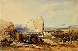 Betska Castle Waag Thal Hungary by George Edwards Hering (1879)