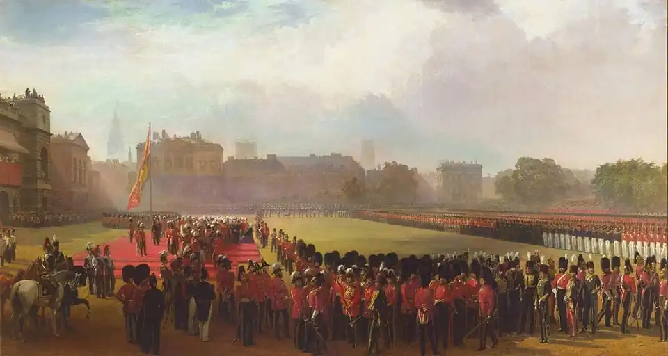 The Presentation of Crimean Medals by Queen Victoria by George Housman Thomas