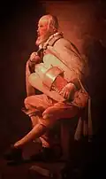 The Waidmann Hurdy-Gurdy Player, 157 × 94&nbsp;cm, musée municipal Charles-Friry, Remiremont