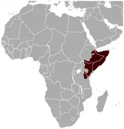 Map of range