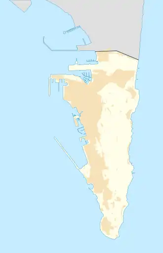 Map showing the location of Fig Tree Cave
