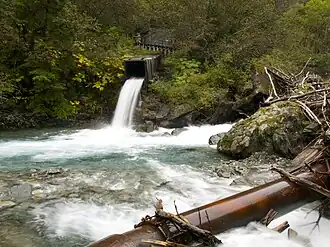 Flume outflow