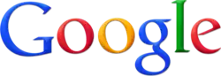 The logo used from May 6, 2010 to September 18, 2013, showing a reduced distance of the projected shadow, a change in the second "o" to a different yellow hue and a more flattened lettering