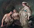 Jacob Adriaensz Backer, Granida and Daifilo, c. 1640