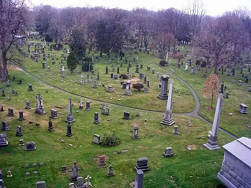 Vista from the Hillside Mausoleum