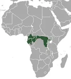 Map of range