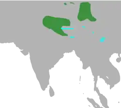 Map of range