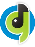 The Guayadeque icon, a g with a music note in the hole of the letter.