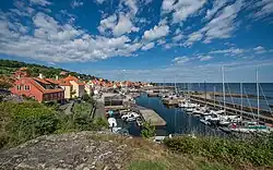 Gudhjem harbour