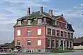Building on the Vidus street in Gulbene