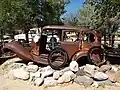 Automobile abandoned in Route 66