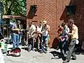 Busking at the 'Saturday Market' Portland, Oregon June 2003