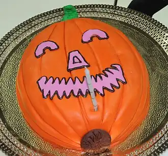 A Halloween cake